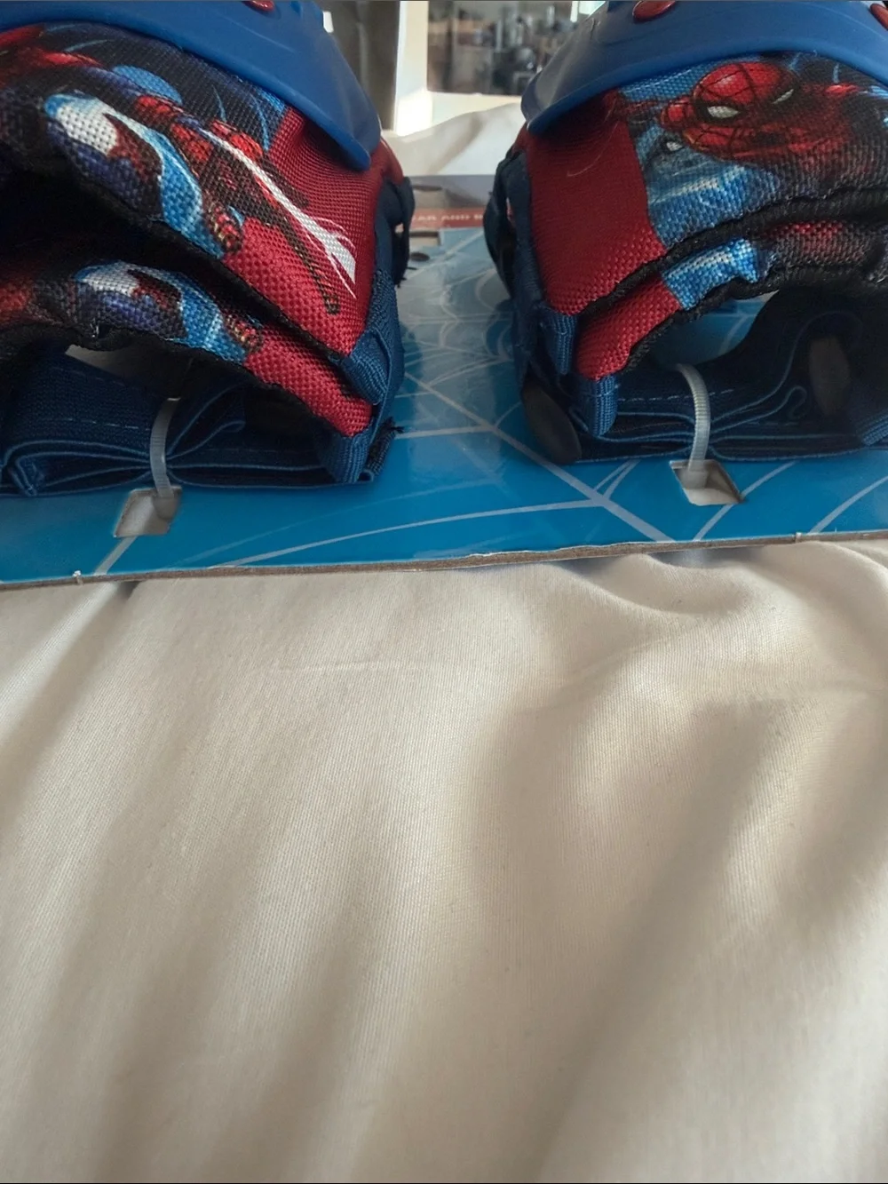 Marvel Spider-Man Blue and Red Kids Protective Gear Set